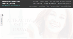 Desktop Screenshot of dariencosmeticdentistry.com